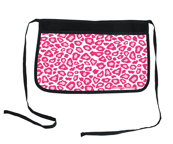 Pink Leopard Two-Pocket Kolorcoat™ Server Apron