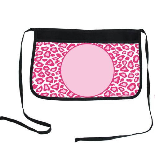 Pink Leopard Two-Pocket Custom Kolorcoat™ Server Apron