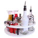 18 inch Plastic Bottle Service Tray - Holds 2 Bottles