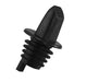 Plastic Pourer with Sanitary Screen - BLACK