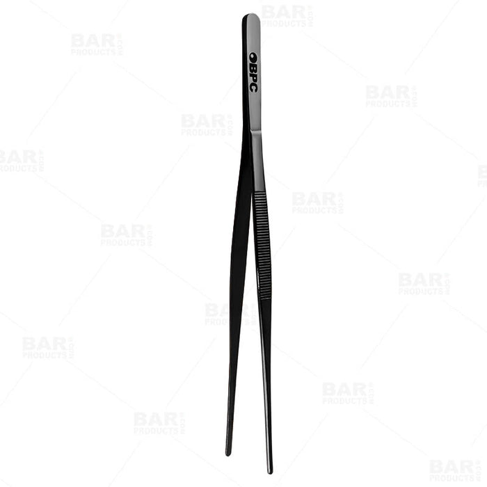 Olea™ Gunmetal Plated Long Garnish Tongs