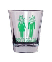 Pot Themed Shot Glass - Pot Heads