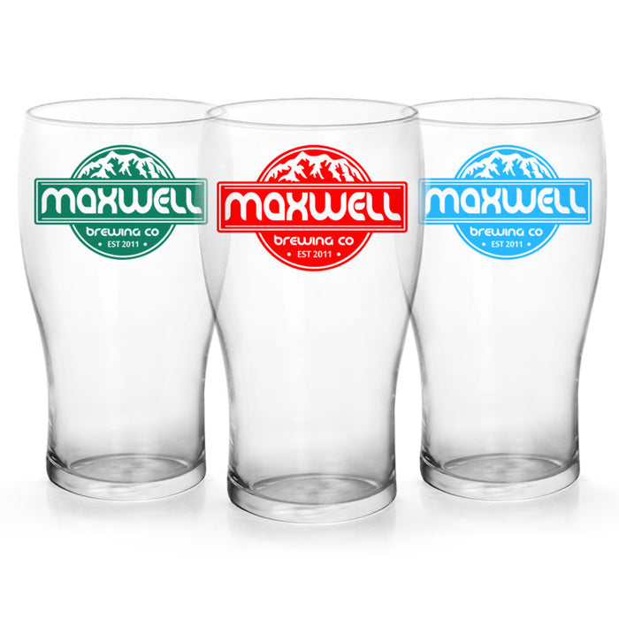 CUSTOMIZABLE - 20oz Imperial Pub Glass  - Mountains