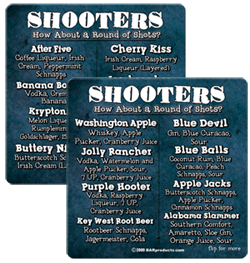 Coasters - Shooter Recipes 