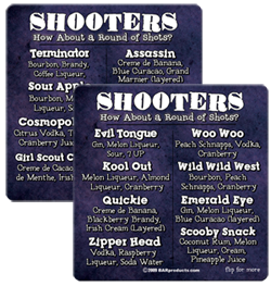 Coasters - Shooter Recipes 