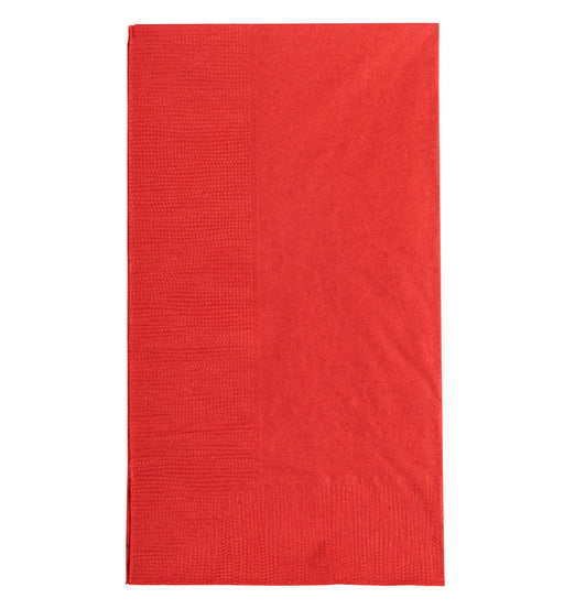 BarConic® 15” x 17” 2-PLY Colored Paper Dinner Napkins – RED