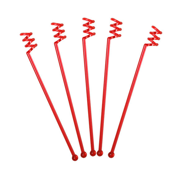 BarConic® Swirl Top Stirrers - 6.5" - Color Options - Pack of 200