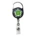 Black - Lucky Sham Series, Translucent Carabiner Badge Reel