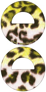 Round Opener - Yellow Leopard Pattern