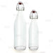 Round Glass Bottle w/ Swing Top - Available in 1 Liter or 17 ounce