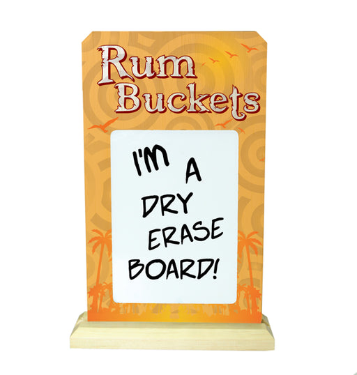 Rum Bucket Bar Sign