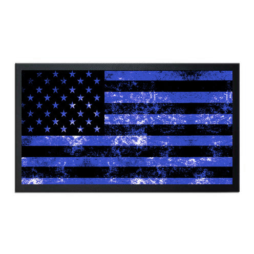 BAR SERVICE MAT - AMERICAN FLAG- COLOR OPTIONS - 17.25" X 10"