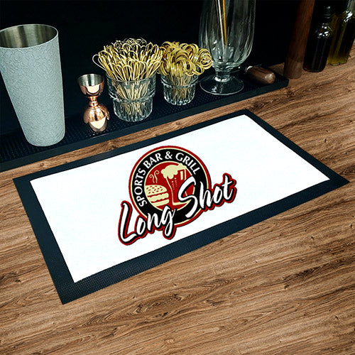 Custom Bar Service Mat - 17.25" x 10"