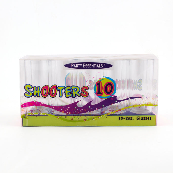 Shooter Glasses Box Set - Clear 10 Ct. - 2 ounce