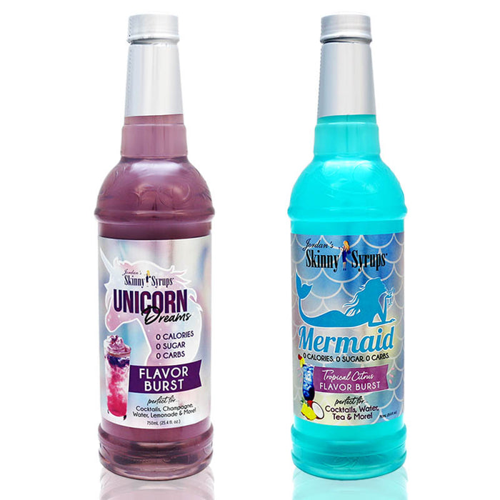 Jordan's Skinny Syrups - Sugar Free - Unicorn OR  Mermaid