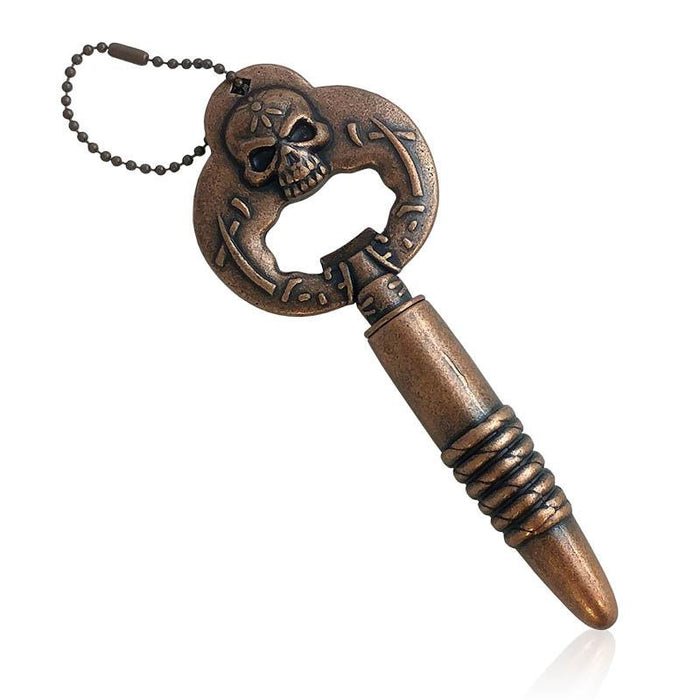 BarConic® Bottle Opener / Wine Opener - Skull - Antique Copper