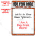 Dry Erase Specials Sign - ADD YOUR NAME - Brick Wall Template