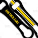 Bottle Opener - Sports Theme Colors Black, Gold, White