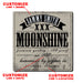 CUSTOMIZABLE Coaster - 3.5in Square Foam - Moonshine Design