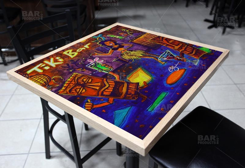 Hulu Bar Square Wooden Table Top - Two Sizes Available