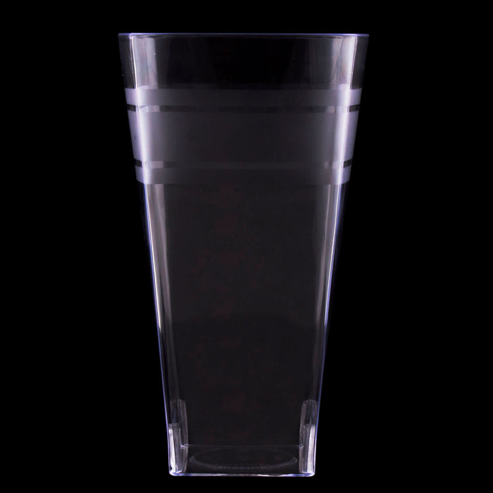 Square Tumbler Cup - Pack of 14 - 16 ounce