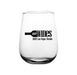 Custom Glassware - Stemless Wine Glass