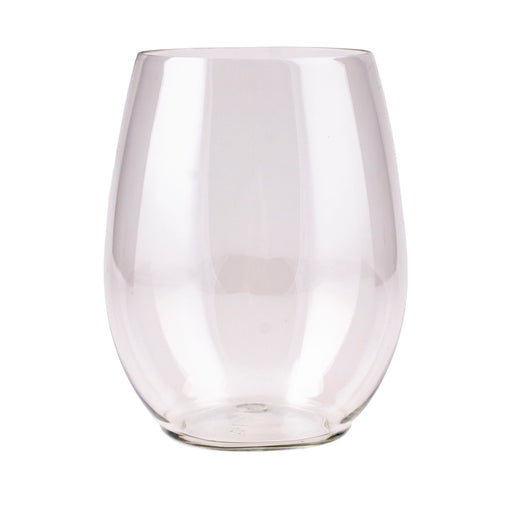 Stemless Clear Wine Goblet - 12 ounce - 6 count 