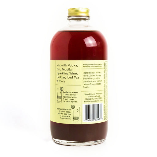 Strawberry & Basil Mixer - 16 ounce