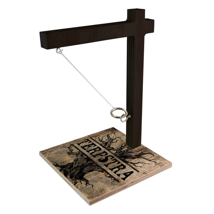 CUSTOMIZABLE Large Tabletop Ring Toss Game - Rustic Tree