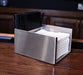 Square Stainless Steel Napkin Holder - 3.5" Tall