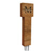 CUSTOMIZABLE Wooden Tap Handles - Monogram Design - Square Top 8"