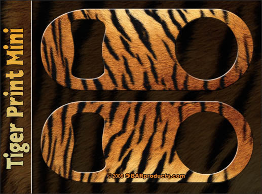 Mini Speed Bottle Opener / Bar Key - Tiger Print