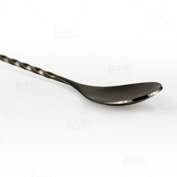 Olea™ Tiki Butt Ku Gun Metal Plated Bar Spoon - 40cm