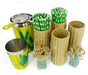 Tiki Drinkware Bar Set - Bamboo