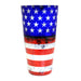 Cocktail Shaker Tin - Printed Designer Series - 28oz weighted - Grungy US Flag