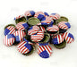 Beer Bottle Caps - American Flag - Oxygen Absorbing (Pack of 50)