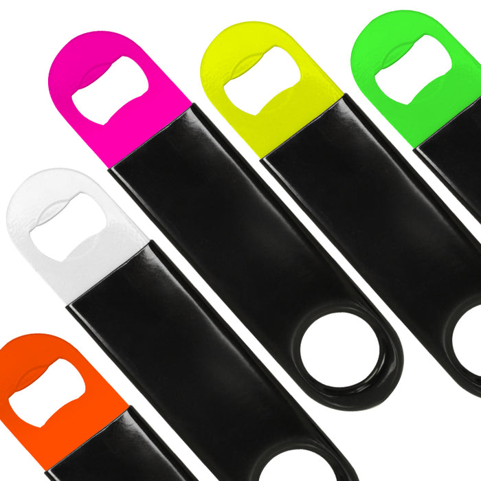 Black Vinylworks™ Coated On Speed Bottle Openers