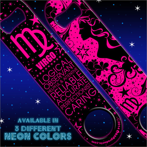 Kolorcoat™ NEON Zodiac Speed Bottle Opener - VIRGO