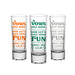 CUSTOMIZABLE - 2oz Tall Clear Shot Glass - Vows