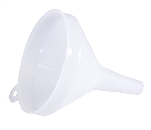 White Plastic Funnels