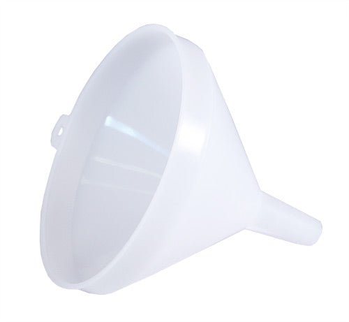 White Plastic Funnels