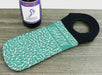 CUSTOMIZABLE Wine Bottle Tote w/ Black Handle - Crackle Pattern (Color Options)