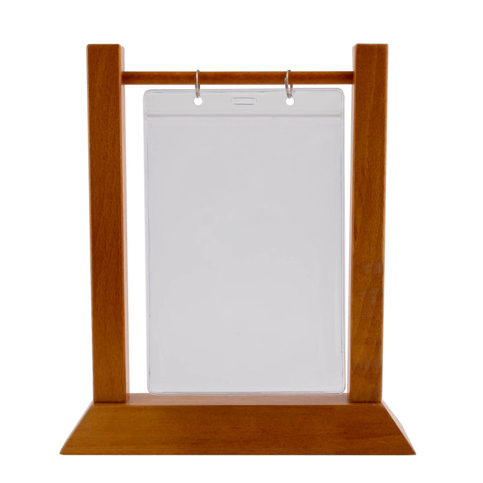 BarConic® Wooden Flip Menu - 4x6 insert