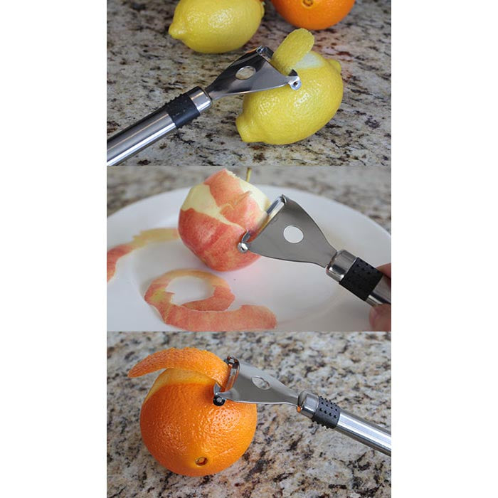 Y Peeler - Stainless Steel with Black Rim - Fruit and Vegitables