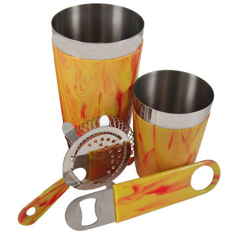 Vinylworks Bar Set - Yellow/Red