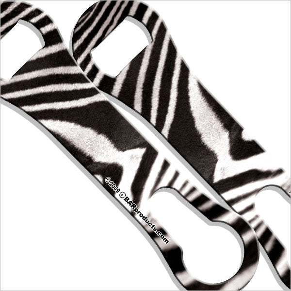 V-Rod® Bottle Opener / Pour Spout Remover - Zebra Print