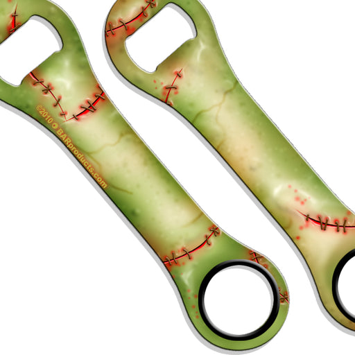 Zombie Skin Kolorcoat™ Dog Bone Bottle Opener 